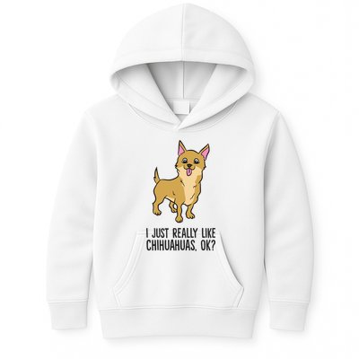 I Just Really Like Chihuahuas Ok? Cute Chihuahua Great Gift Kids Hoodie