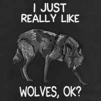 I Just Really Like Wolves Funny Wolf Lover Quote Adult Drive Performance Visor
