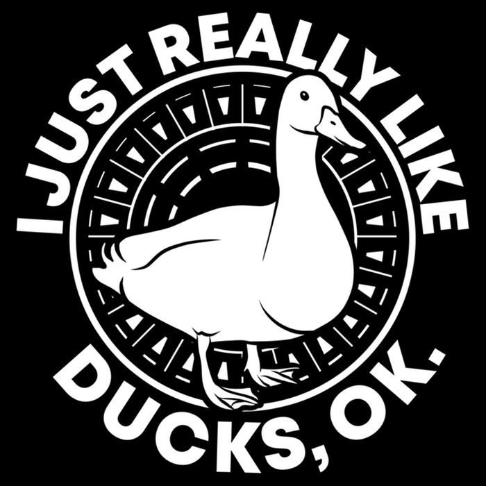 I Just Really Like Ducks Funny Vintage Duck Gift Doggie Tank