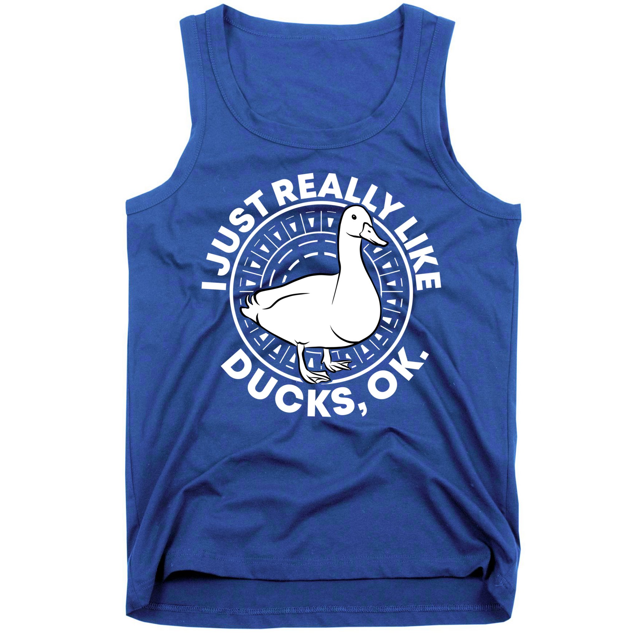 I Just Really Like Ducks Funny Vintage Duck Gift Tank Top