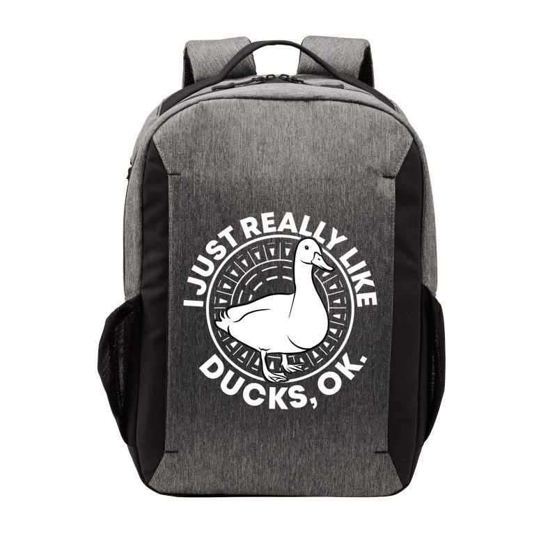 I Just Really Like Ducks Funny Vintage Duck Gift Vector Backpack