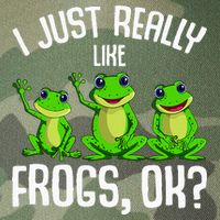I Just Really Like Frogs Legacy Tie Dye Trucker Hat