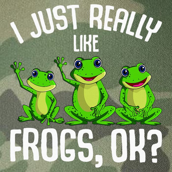 I Just Really Like Frogs Legacy Tie Dye Trucker Hat