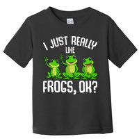 I Just Really Like Frogs Toddler T-Shirt