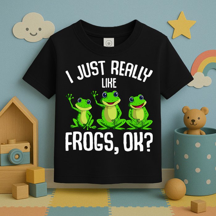 I Just Really Like Frogs Toddler T-Shirt