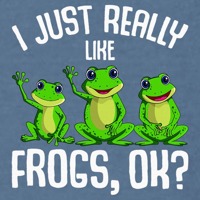 I Just Really Like Frogs Garment-Dyed Sweatshirt