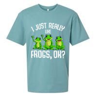I Just Really Like Frogs Sueded Cloud Jersey T-Shirt