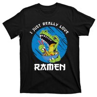 I Just Really Love Ra Japanese Noodles Kawaii Anime Cat T-Shirt