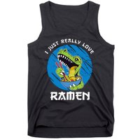 I Just Really Love Ra Japanese Noodles Kawaii Anime Cat Tank Top