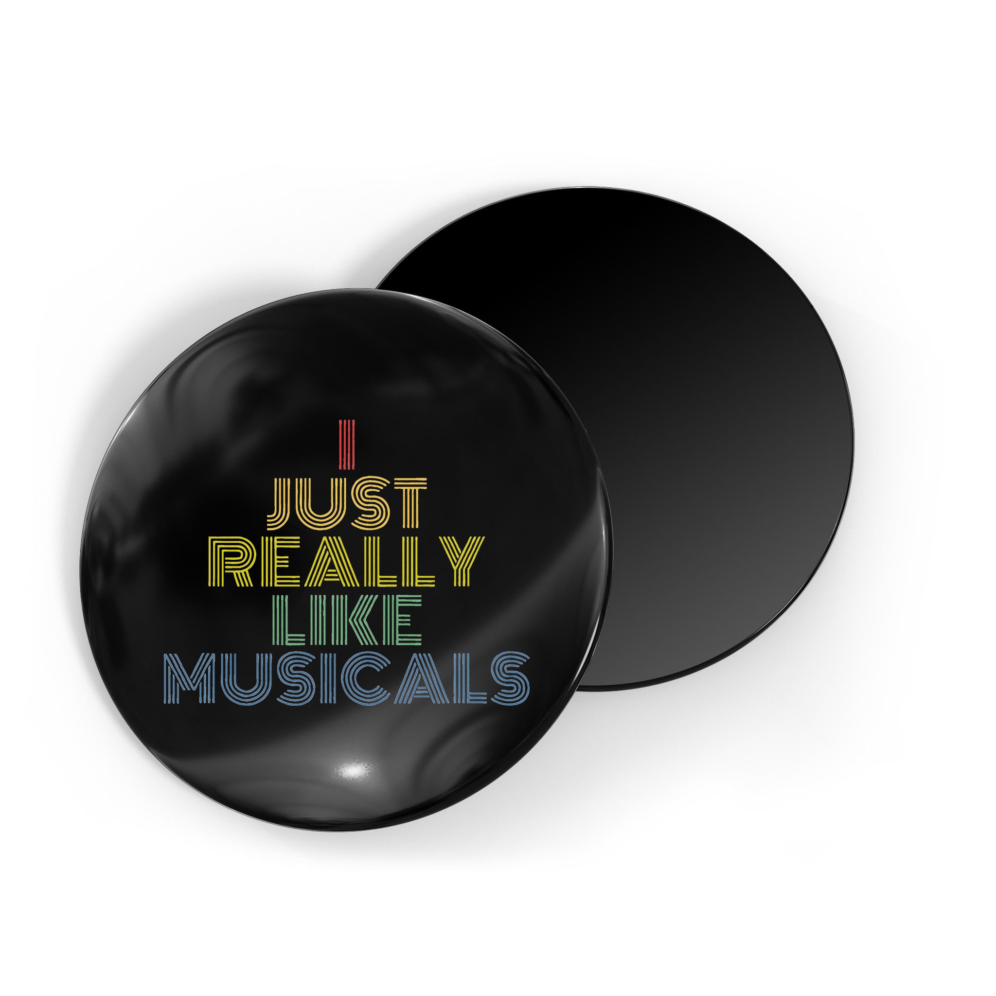 I Just Really Like Musicals Retro 70s Vintage Broadway Magnet