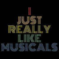 I Just Really Like Musicals Retro 70s Vintage Broadway Baby Bodysuit