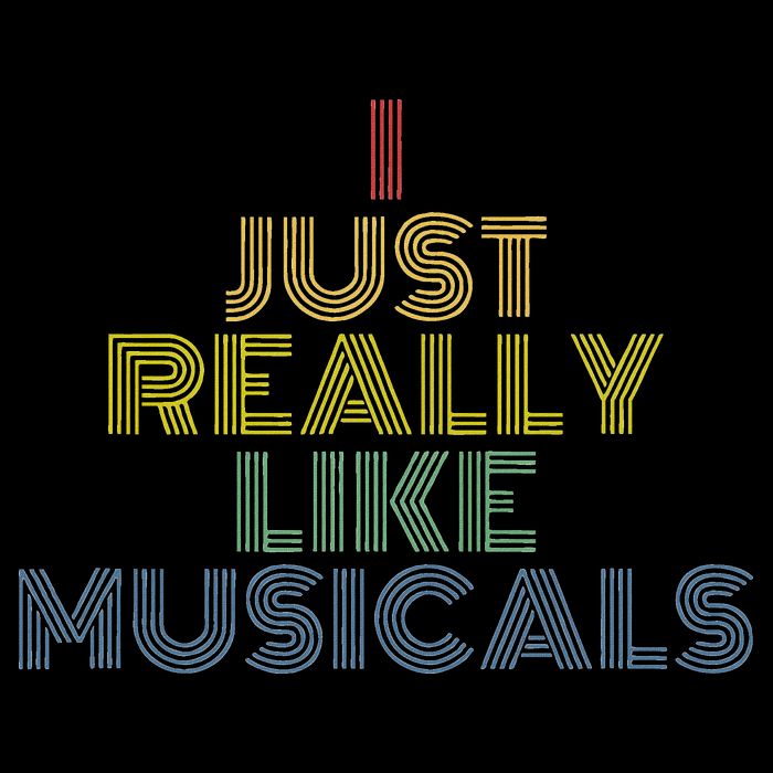 I Just Really Like Musicals Retro 70s Vintage Broadway Baby Bodysuit