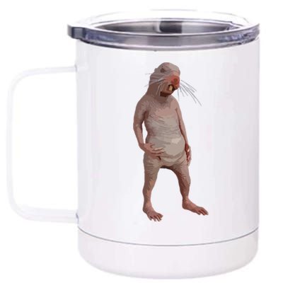 I Just Really Like Naked Moles Ok Funny Naked Mole Rat 12 oz Stainless Steel Tumbler Cup