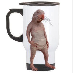 I Just Really Like Naked Moles Ok Funny Naked Mole Rat Stainless Steel Travel Mug