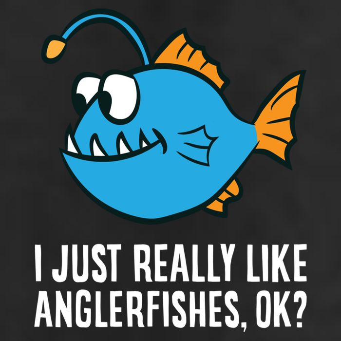 I Just Really Like Anglerfishes Ok? Angler Fish Adult Drive Performance Visor