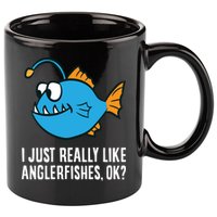 I Just Really Like Anglerfishes Ok? Angler Fish 11oz C Handle Ceramic Mug