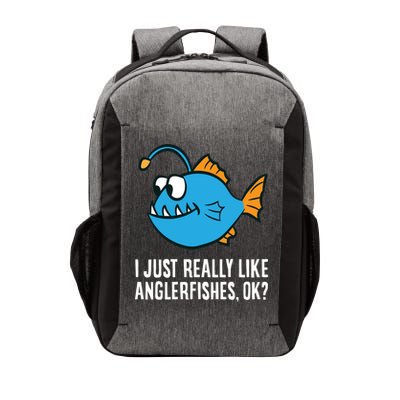 I Just Really Like Anglerfishes Ok? Angler Fish Vector Backpack