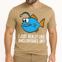 I Just Really Like Anglerfishes Ok? Angler Fish Cooling Performance Crew T-Shirt
