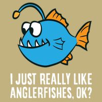 I Just Really Like Anglerfishes Ok? Angler Fish Cooling Performance Crew T-Shirt