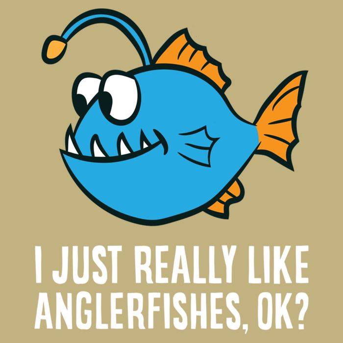 I Just Really Like Anglerfishes Ok? Angler Fish Cooling Performance Crew T-Shirt