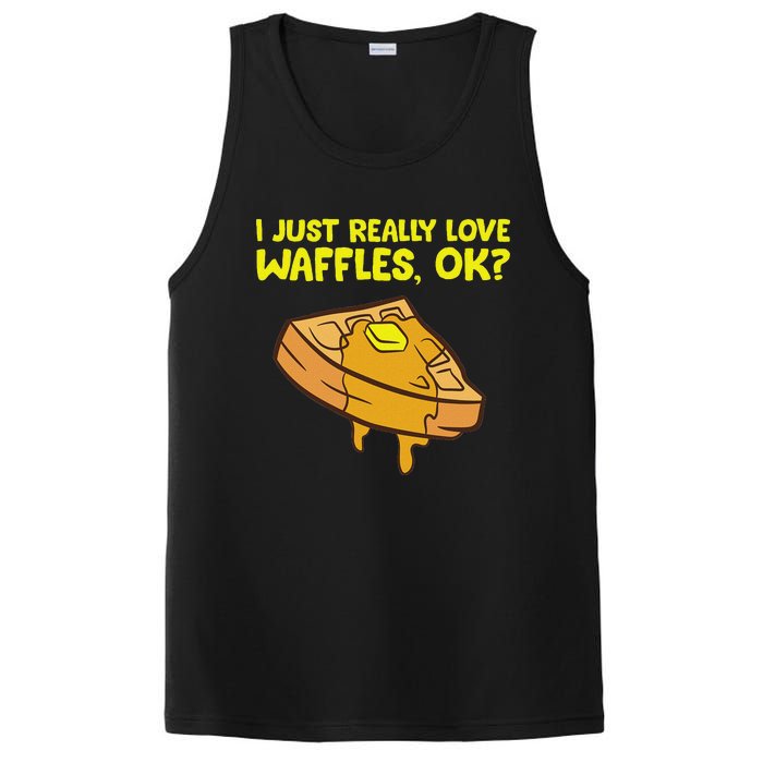 I Just Really Love Waffles Ok PosiCharge Competitor Tank