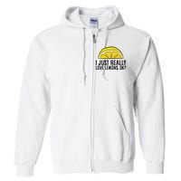 I Just Really Love Lemons Ok Cute Lemon Full Zip Hoodie