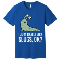 I Just Really Like Slugs Ok Funny Slug Premium T-Shirt