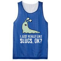 I Just Really Like Slugs Ok Funny Slug Mesh Reversible Basketball Jersey Tank