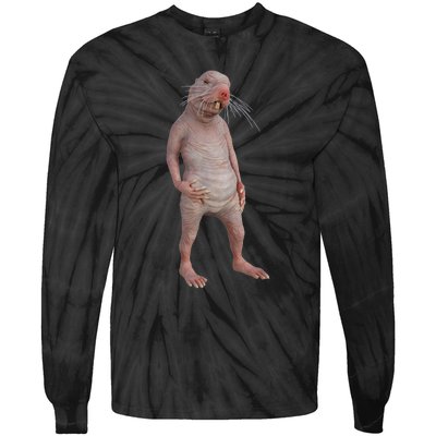 I Just Really Like Naked Moles Ok Funny Naked Mole Rat Tie-Dye Long Sleeve Shirt