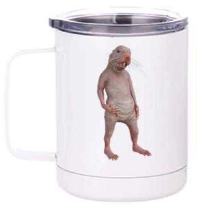 I Just Really Like Naked Moles Ok Funny Naked Mole Rat 12 oz Stainless Steel Tumbler Cup