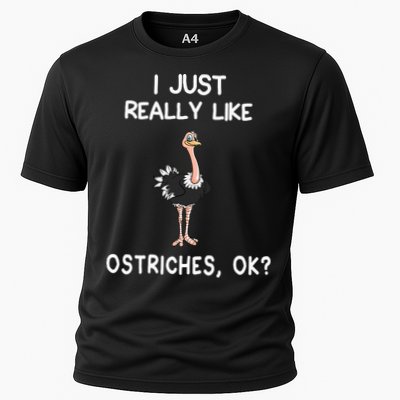 I Just Really Like Ostriches Performance Shirt