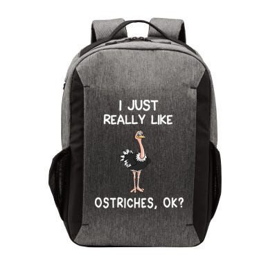 I Just Really Like Ostriches Vector Backpack