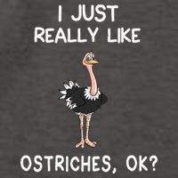 I Just Really Like Ostriches Vector Backpack