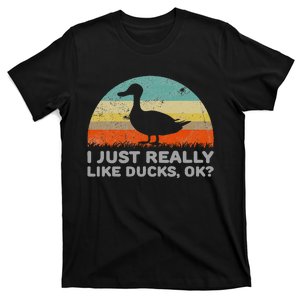 I Just Really Like Ducks Ok T-Shirt