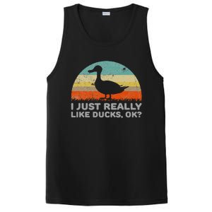 I Just Really Like Ducks Ok PosiCharge Competitor Tank