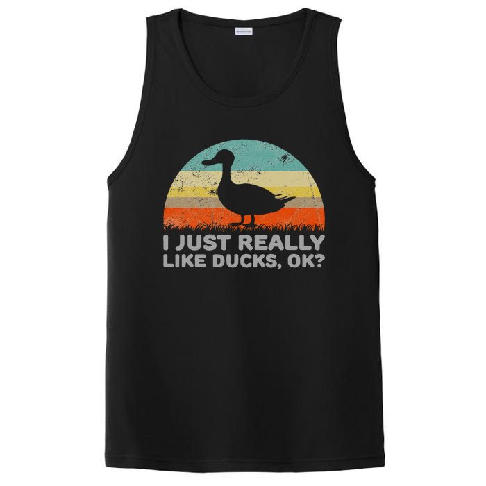 I Just Really Like Ducks Ok PosiCharge Competitor Tank