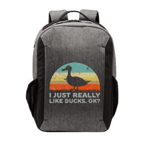 I Just Really Like Ducks Ok Vector Backpack