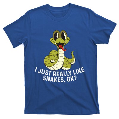 I Just Really Like Snakes Ok Reptile Gift T-Shirt