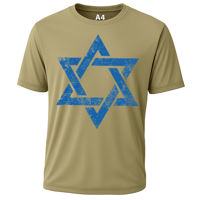 Israel Jewish Symbol Star Of David Cooling Performance Crew T-Shirt