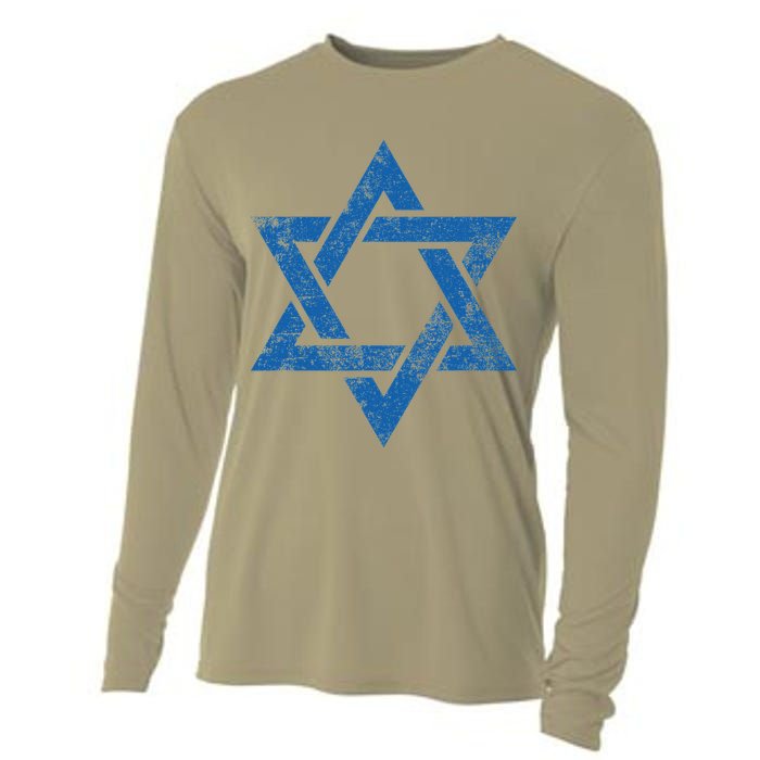 Israel Jewish Symbol Star Of David Cooling Performance Long Sleeve Crew