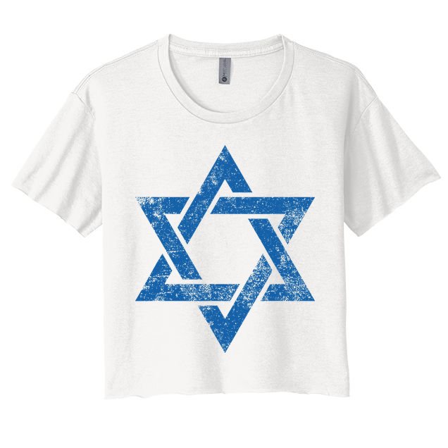 Israel Jewish Symbol Star Of David Crop Top
