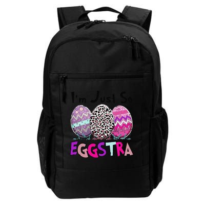 I'm Just So Eggstra Funny Egg Easter Baskets For Backpack