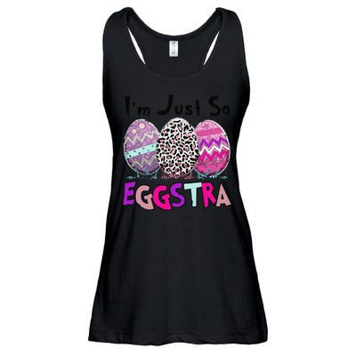 I'm Just So Eggstra Funny Egg Easter Baskets For Ladies Essential Flowy Tank