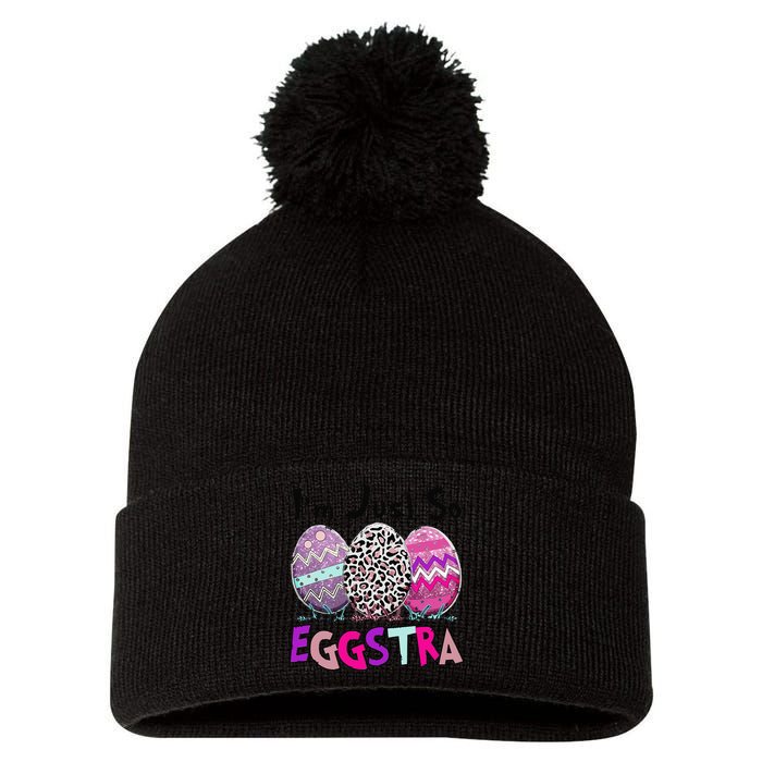 I'm Just So Eggstra Funny Egg Easter Baskets For Pom Pom 12in Knit Beanie