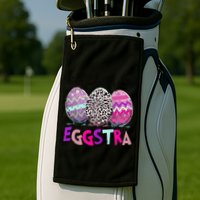 I'm Just So Eggstra Funny Egg Easter Baskets For Golf Towel