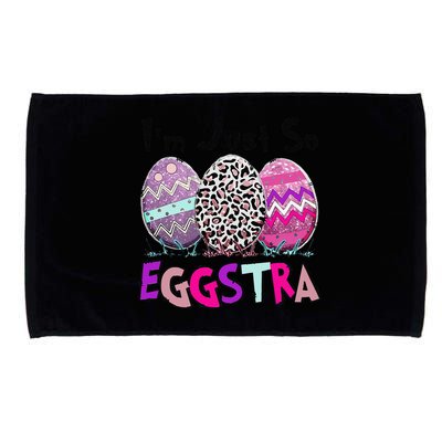 I'm Just So Eggstra Funny Egg Easter Baskets For Microfiber Hand Towel