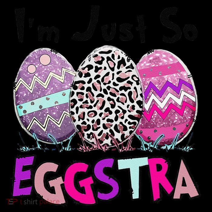 I'm Just So Eggstra Funny Egg Easter Baskets For Short Acrylic Beanie