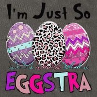 I'm Just So Eggstra Funny Egg Easter Baskets For Cotton Canvas Backpack