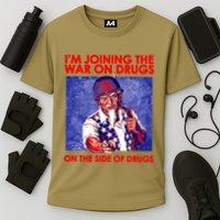 IM Joining The War On Drugs On The Side Of The Drugs Cooling Performance Crew T-Shirt