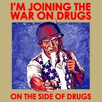 IM Joining The War On Drugs On The Side Of The Drugs Cooling Performance Crew T-Shirt
